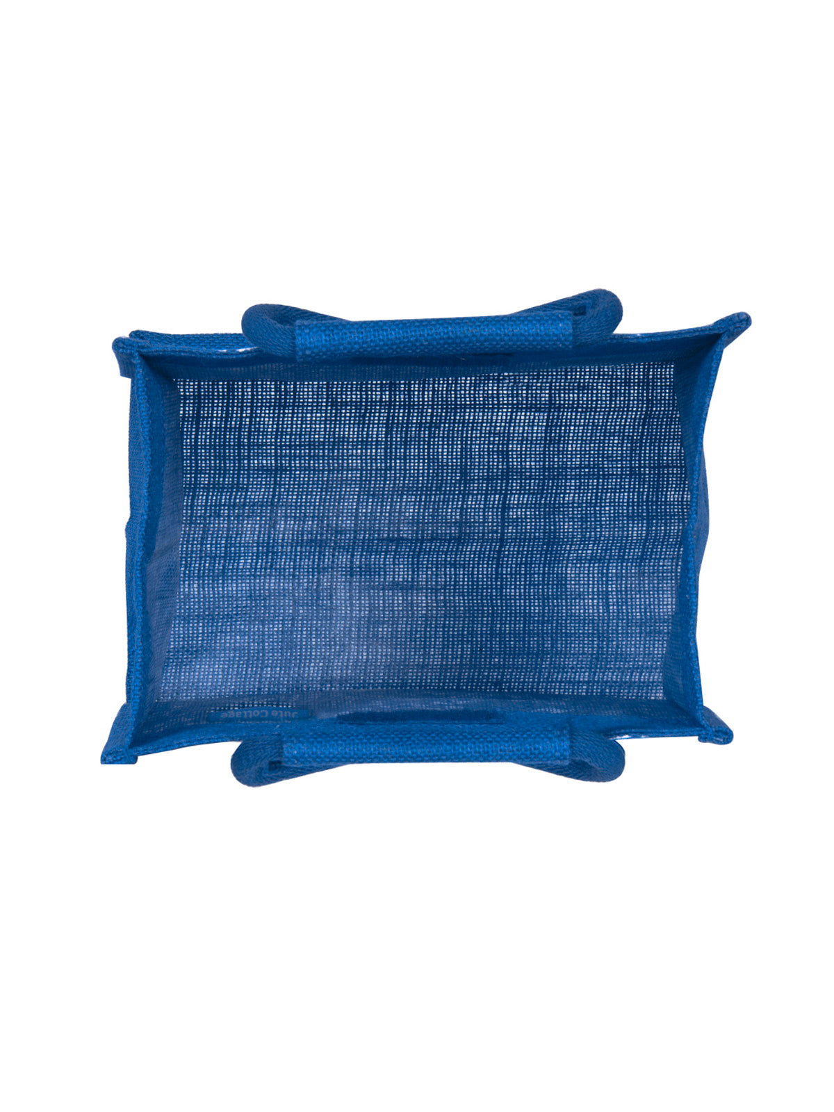 10 X 10 X 7 - ROUND PRINT ALL OVER LUNCH ZIPPER (B-048-BRIGHT BLUE)
