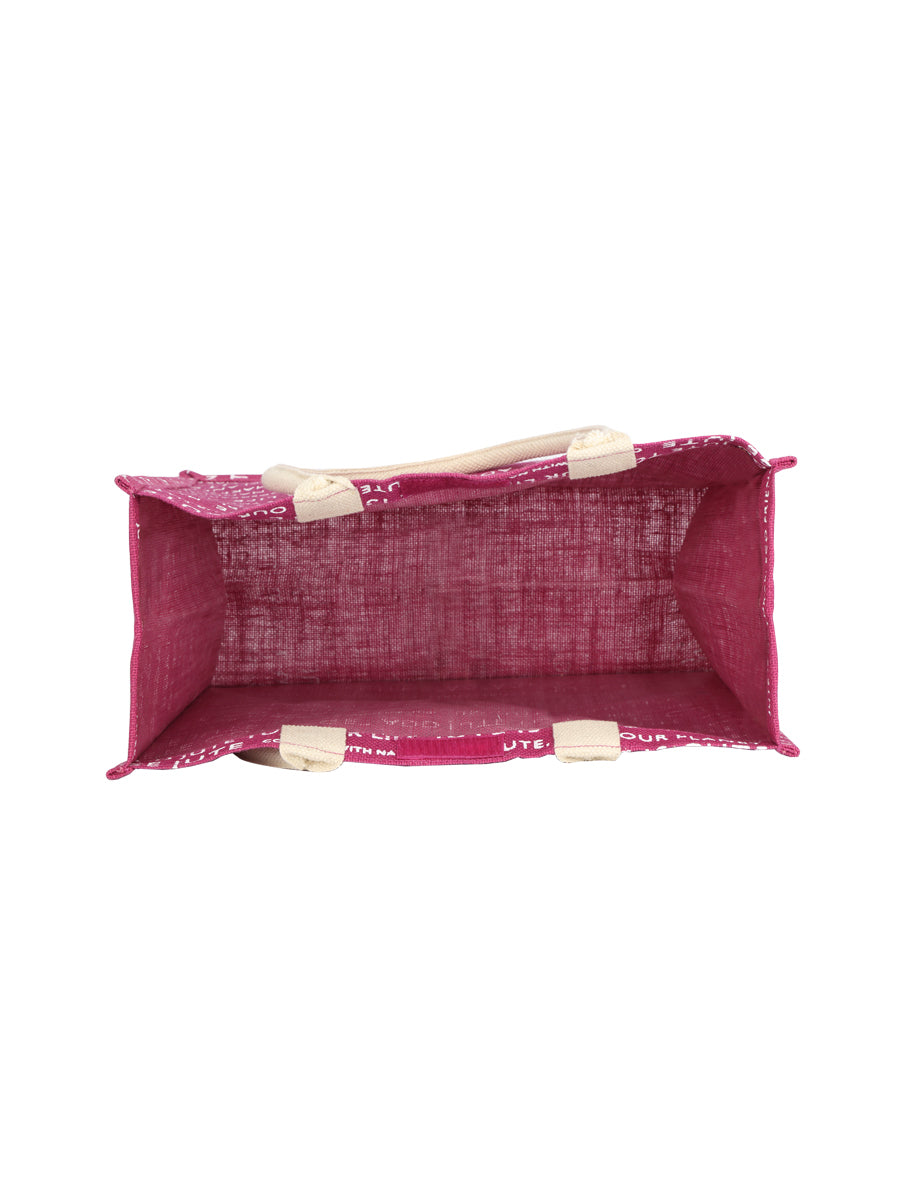 14 X 16 X 7 - JC PRINT LONG HANDLE (B-056-HOT PINK)