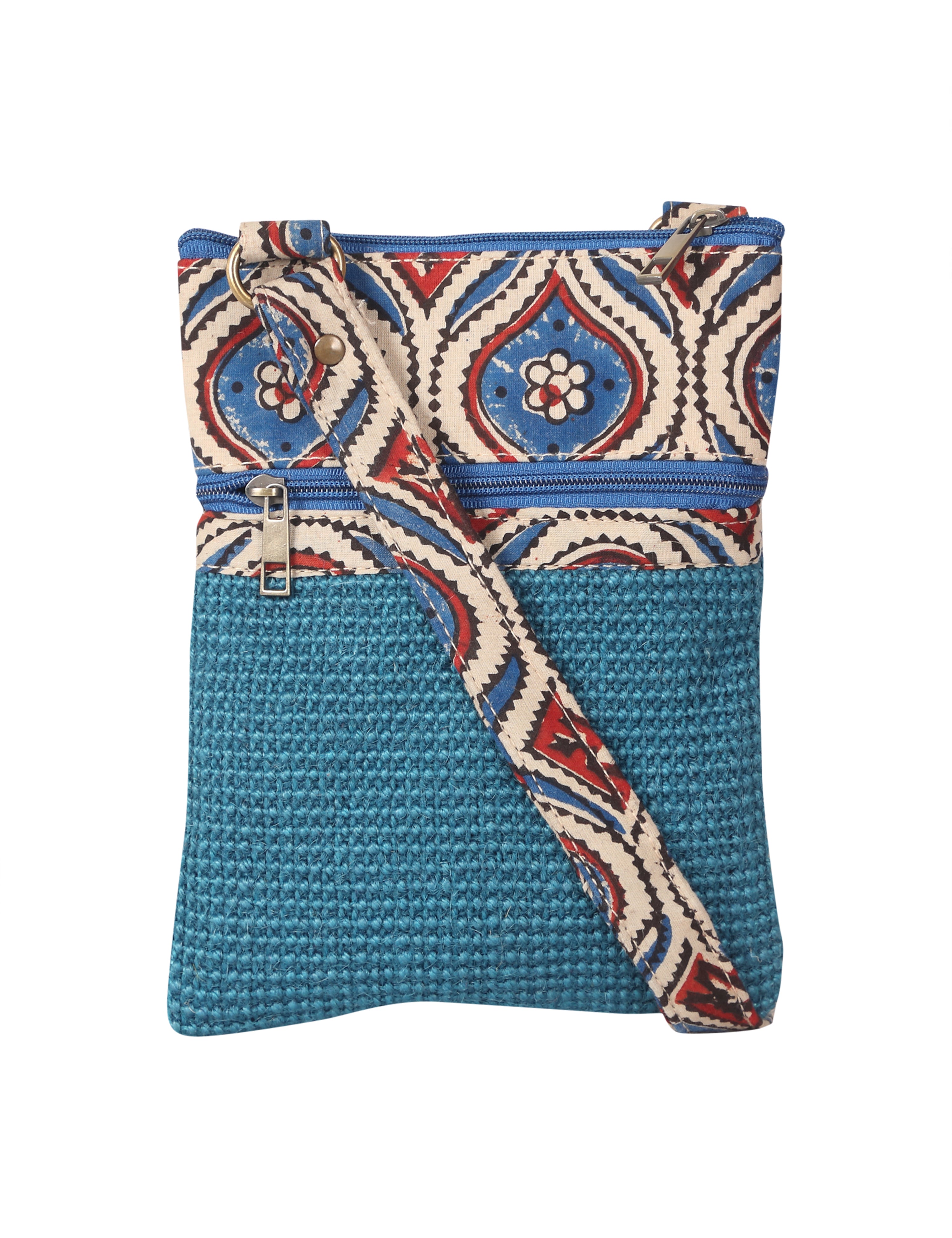 Dobby kalamkari sling bag small