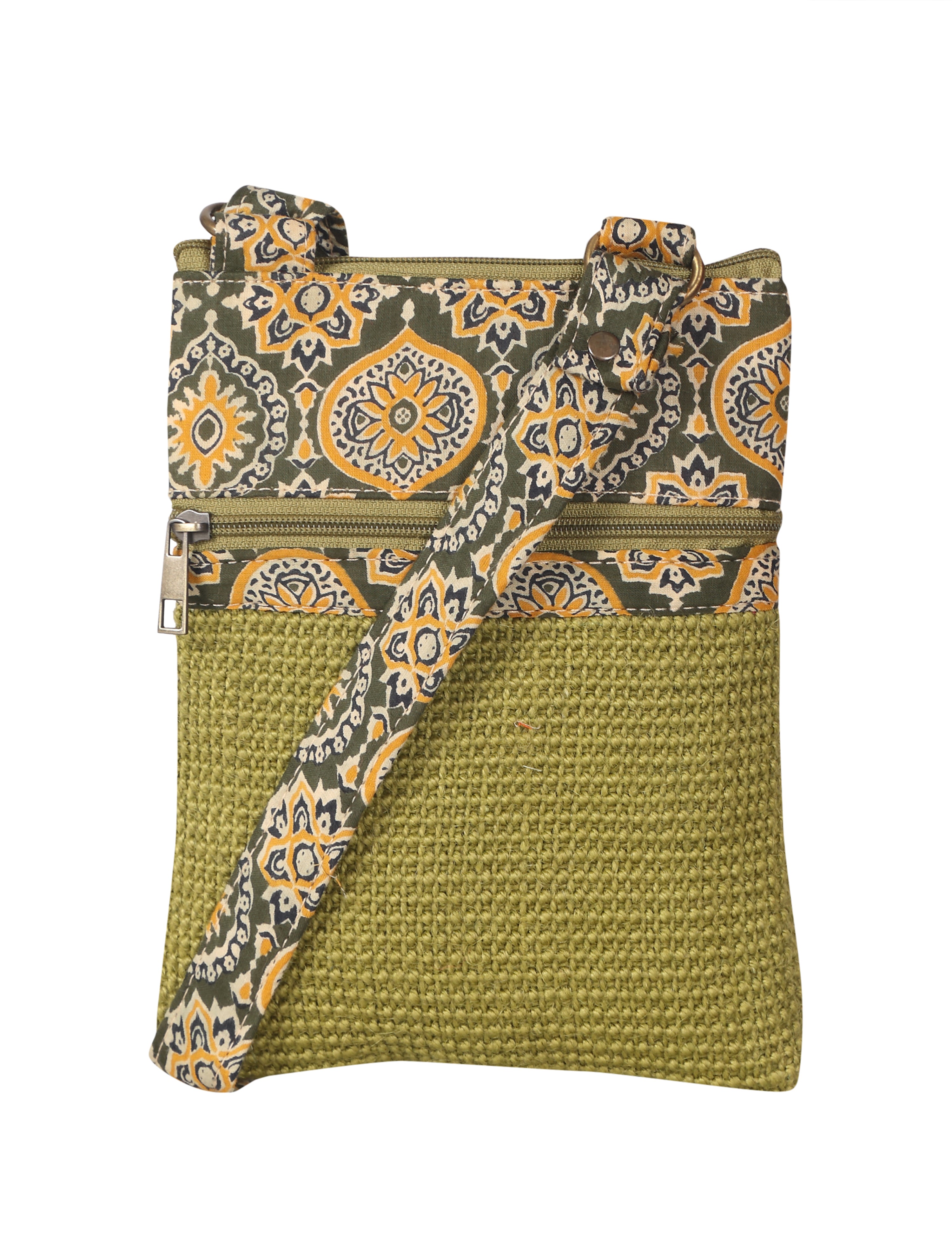 Dobby kalamkari sling bag small