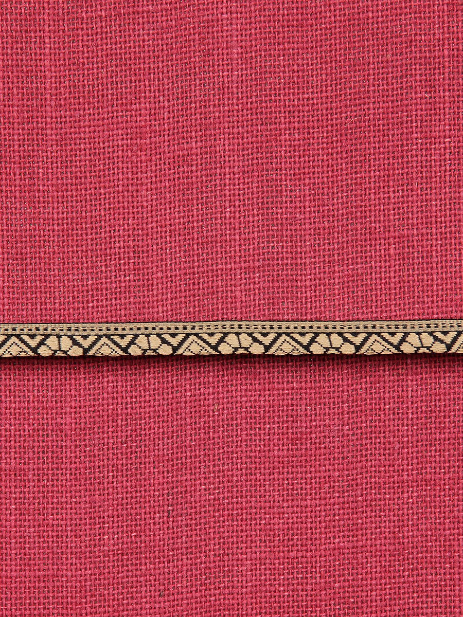 FOLDER WITH FULL FLAP ZIPPER (A-016-MAROON)