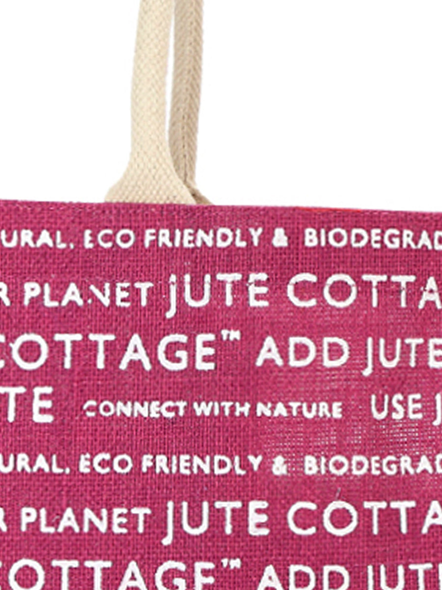 14 X 16 X 7 - JC PRINT LONG HANDLE (B-056-HOT PINK)
