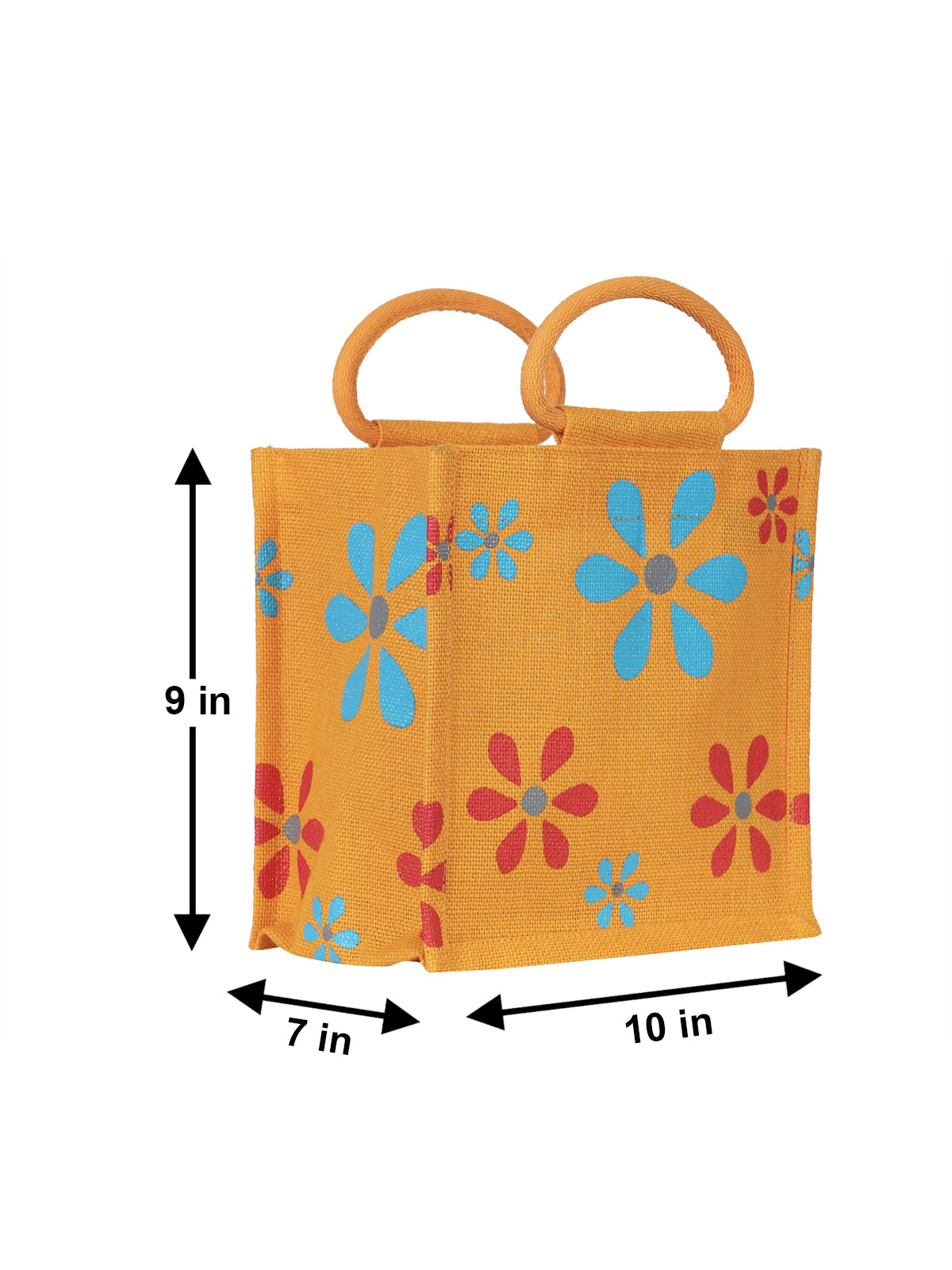 10 X 10 X 7 - MULTI FLOWER LUNCH (B-106-YELLOW)