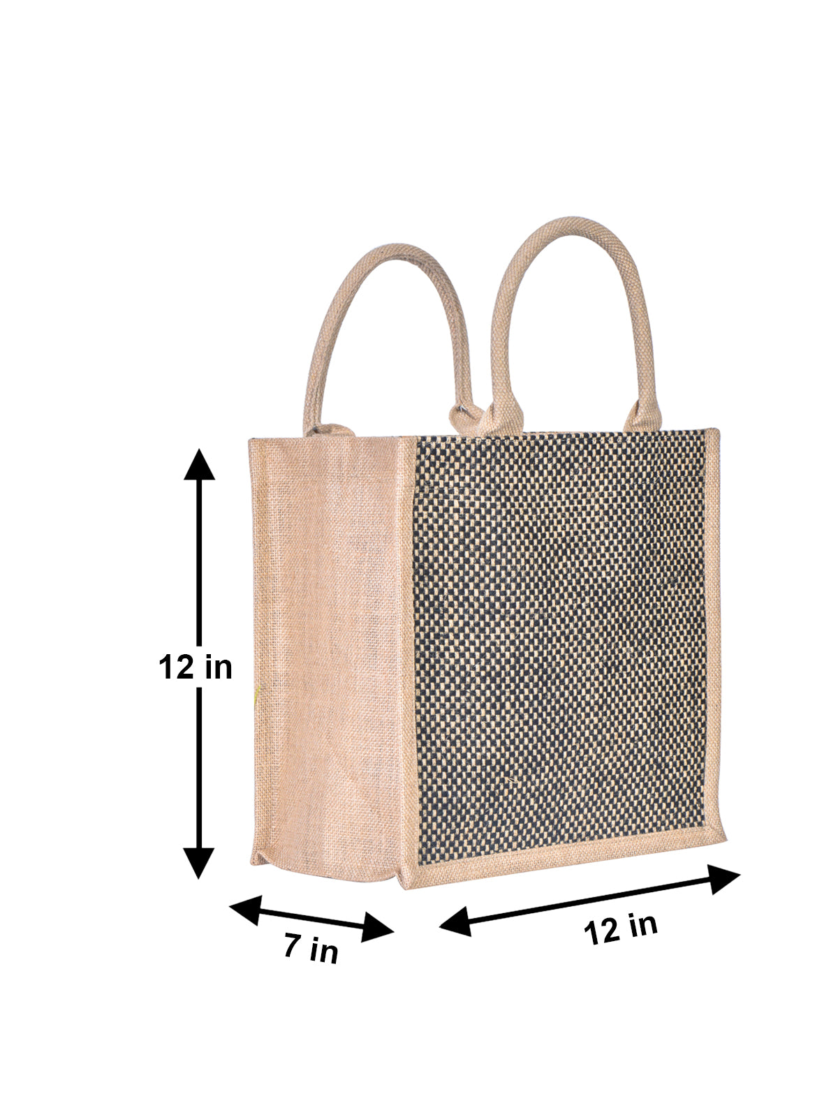 Mat weave lunch bag