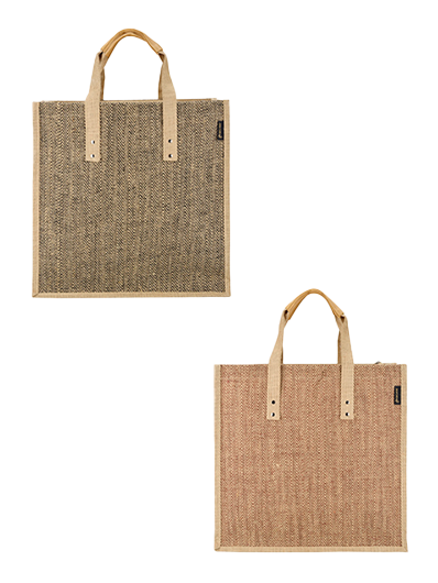 Combo of 16x16 HERRINGBONE ZIPPER (B-120-BLACK) and 16x16 HERRINGBONE ZIPPER (B-120-BROWN)