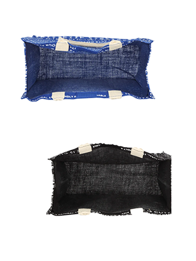 Combo of 14X16 JC PRINT LONG HANDLE (B-056-BRIGHT BLUE) and 14X16 JC PRINT LONG HANDLE (B-056-BLACK)