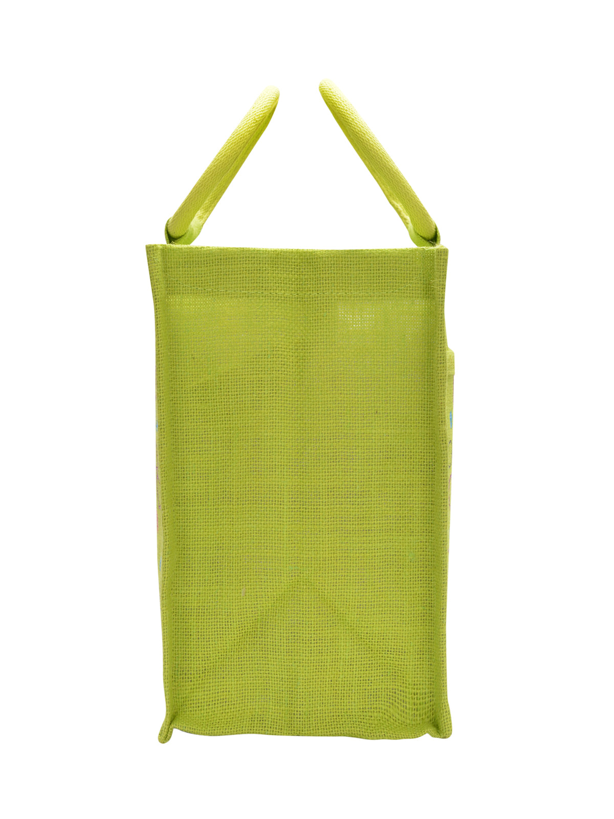11 X 10 X 7 - SPEC MOUSTACHE PRINT ZIPPER LUNCH (B-201-GREEN)