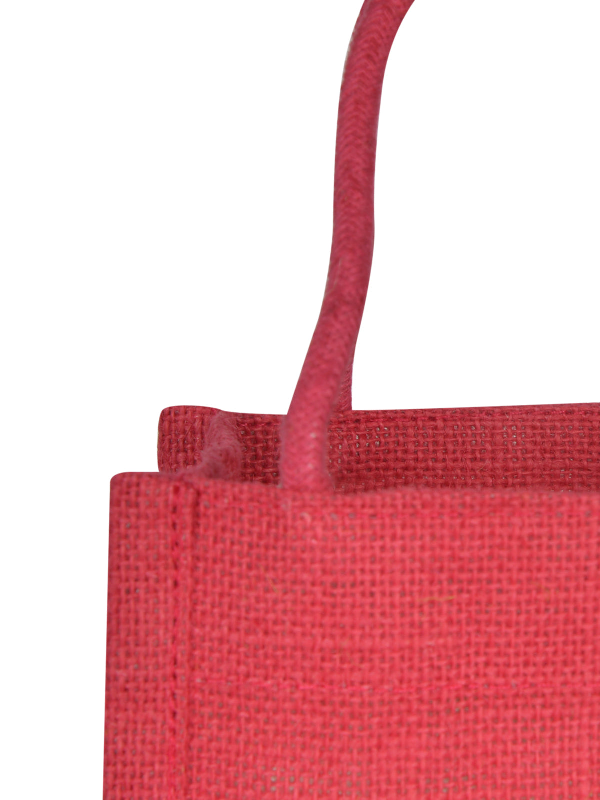 JUTE 5X5 COLOUR BAG (B-206-RED)