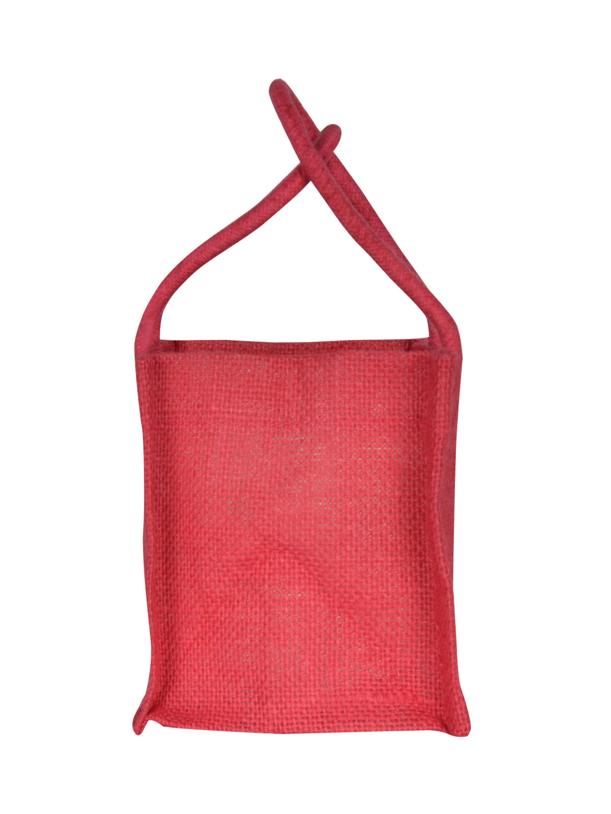 JUTE 5X5 COLOUR BAG (B-206-RED)