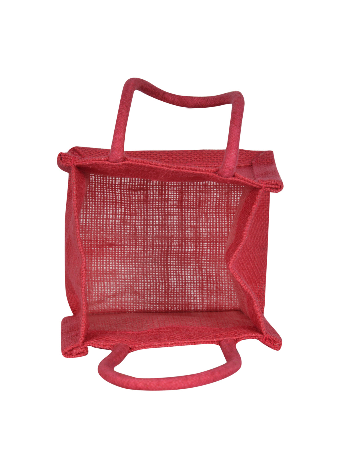 JUTE 5X5 COLOUR BAG (B-206-RED)