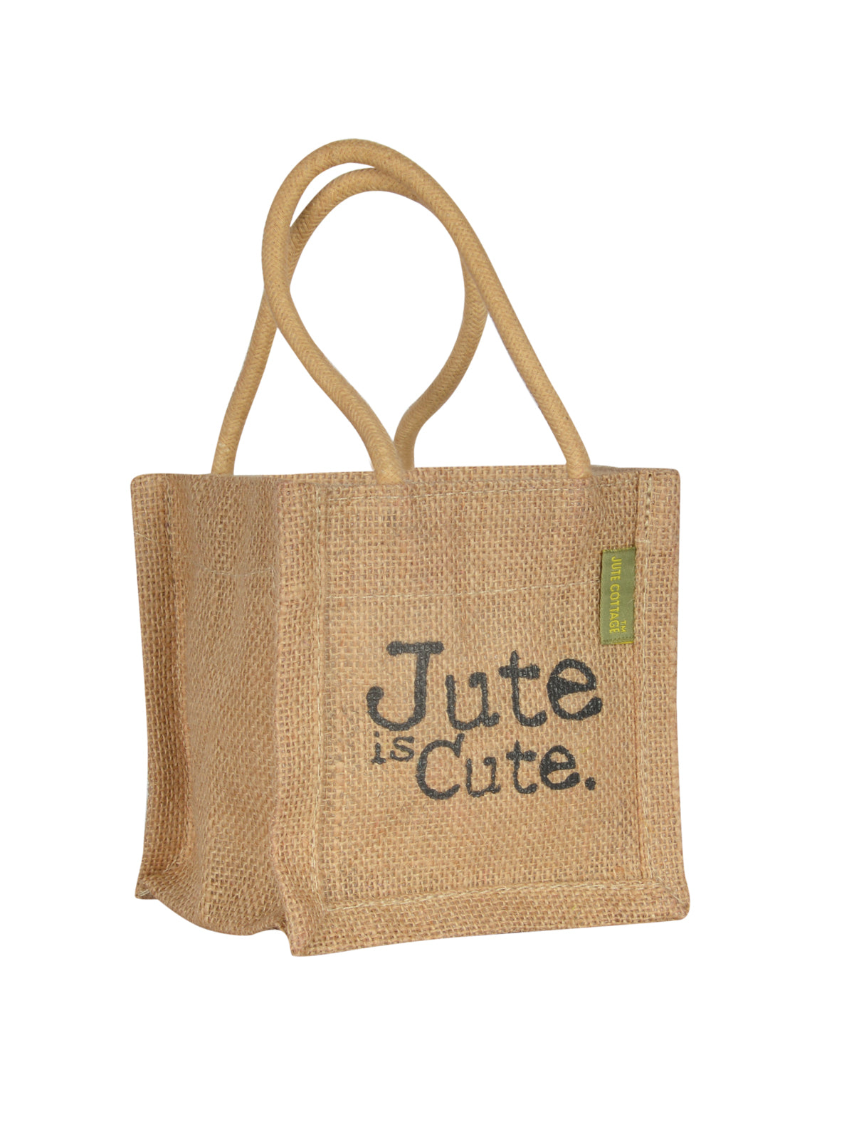 JUTE 5X5 COLOUR BAG (B-206-RED)