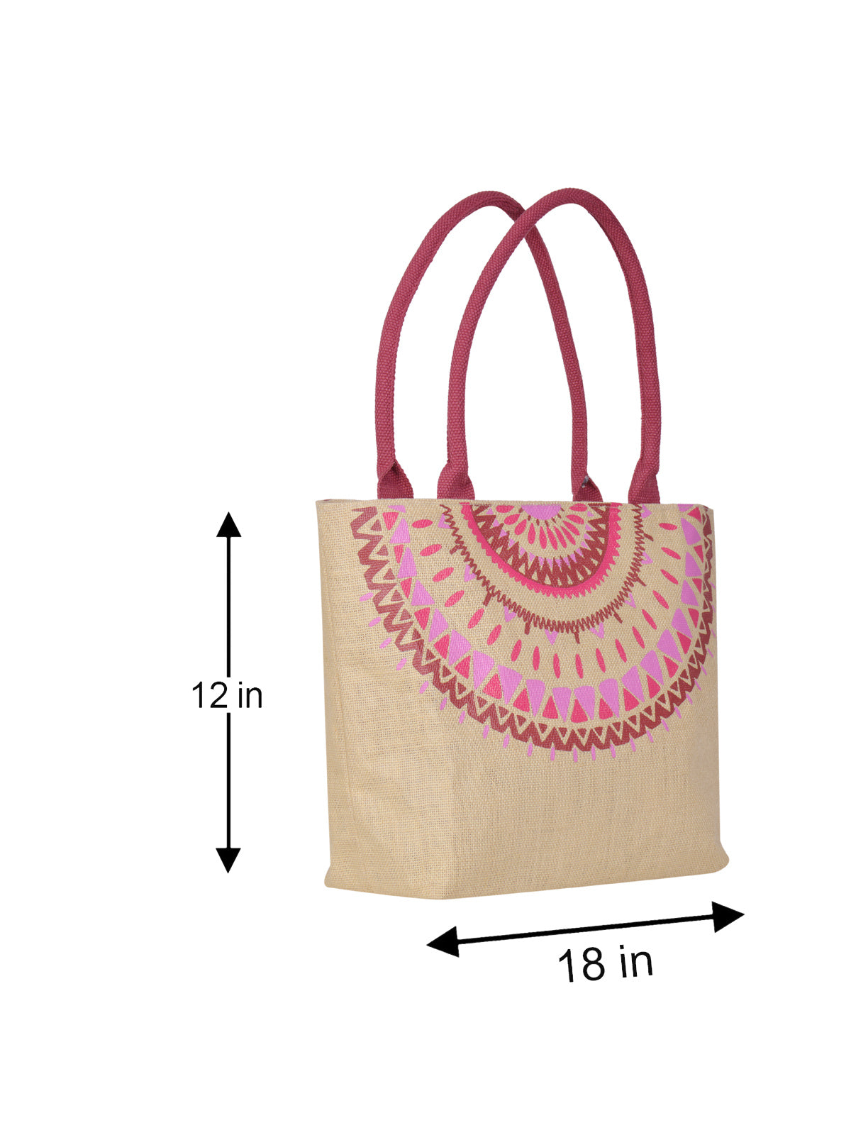 MANDALA NECK PRINT BAG (D-215-NATURAL)