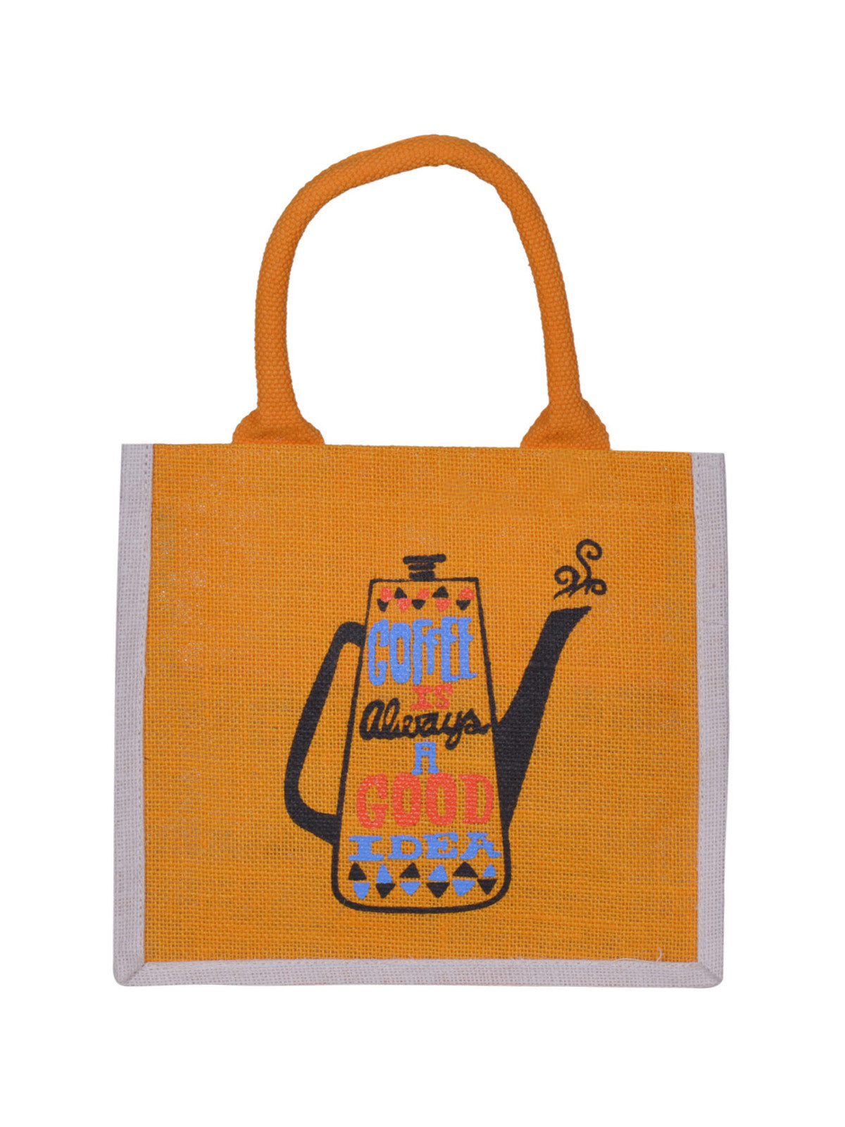 10 X 10 X 6 - COFFEE ZIPPER LUNCH (B-090-YELLOW)