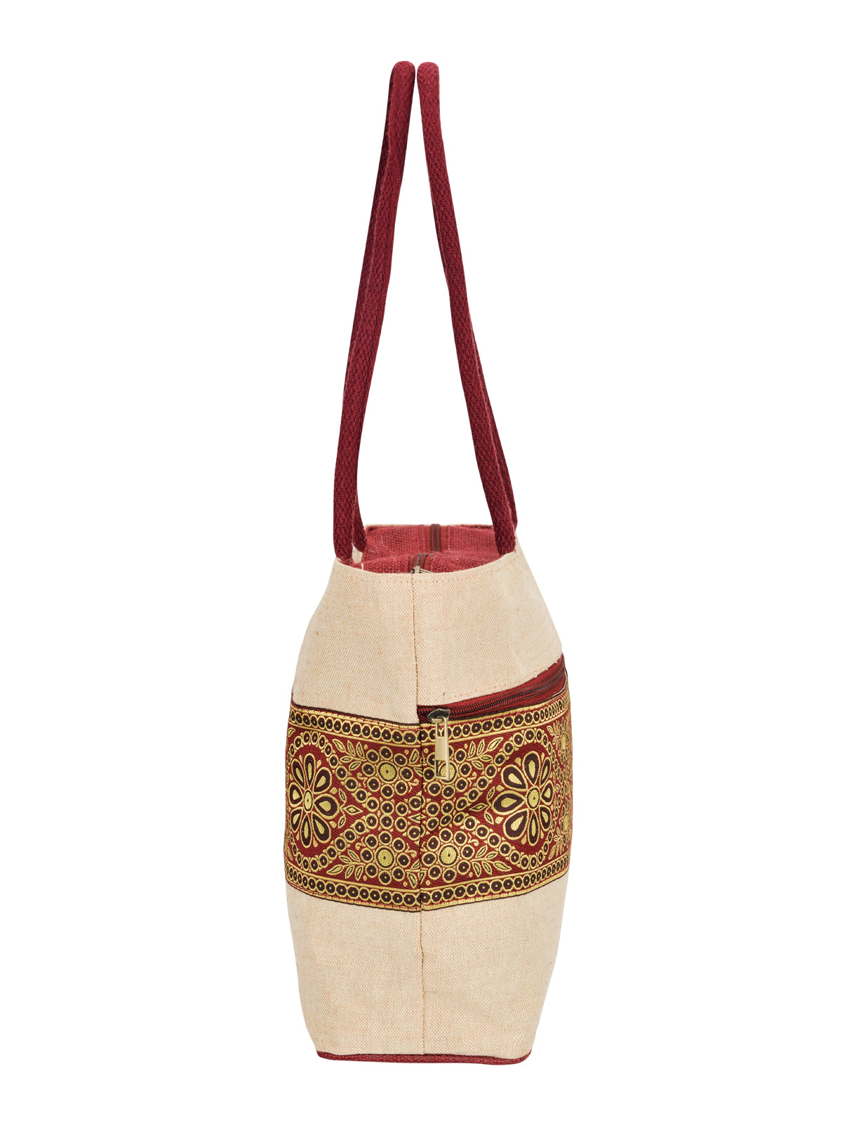 CENTRE LACE JUCO WITH FRONT POCKET (D-016-MAROON)