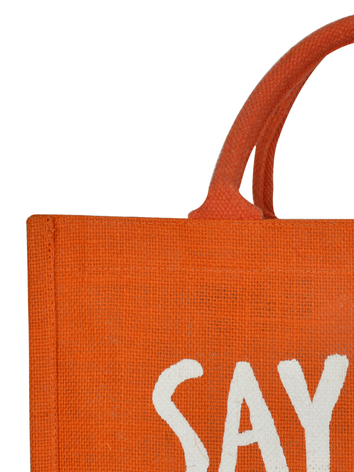 SAY NO 14X14 ZIPPER (B-200-ORANGE)