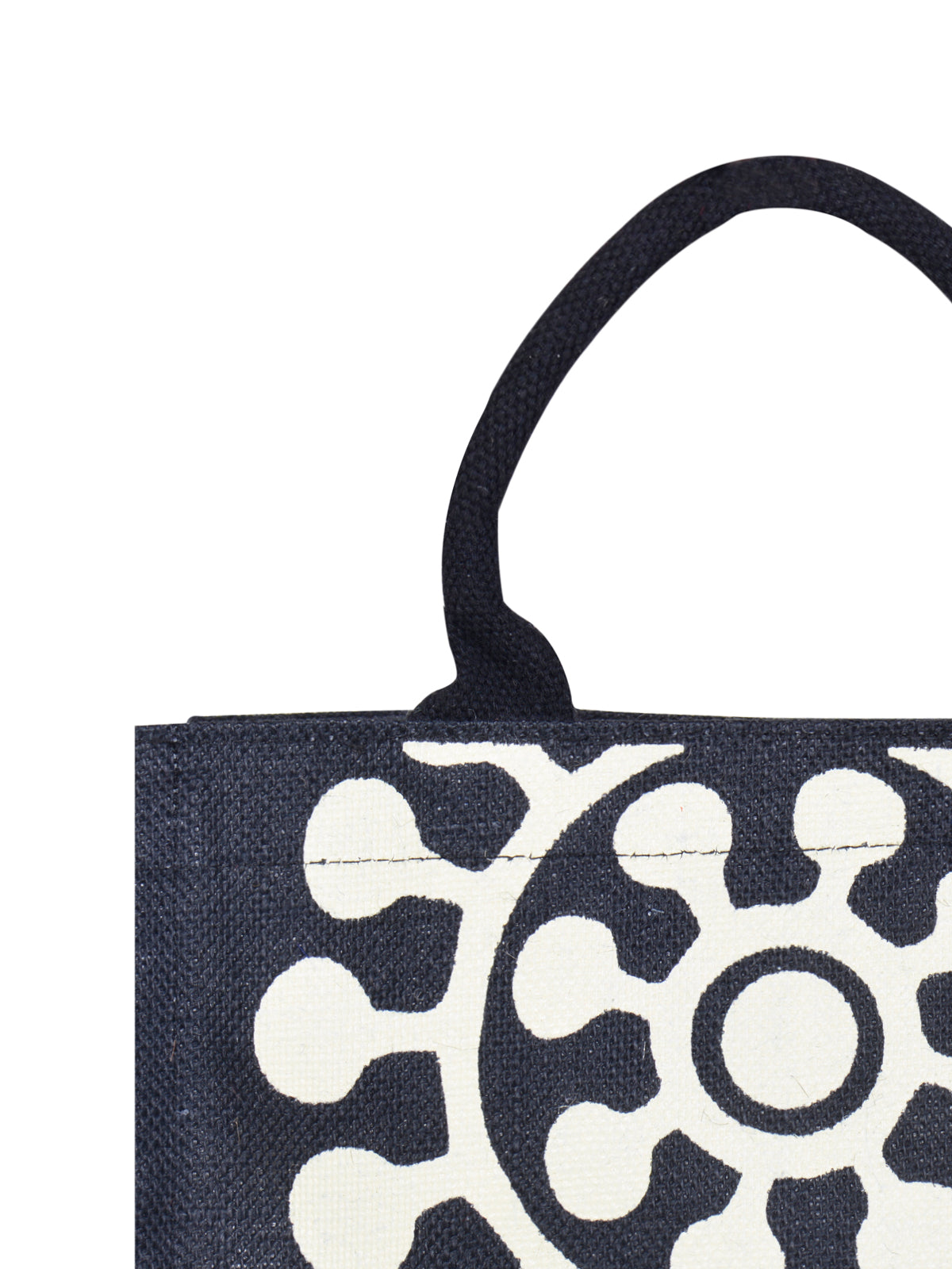 9 X 12 X 6 - PRINTED ZIPPER LUNCH BAG (B-132-BLACK)