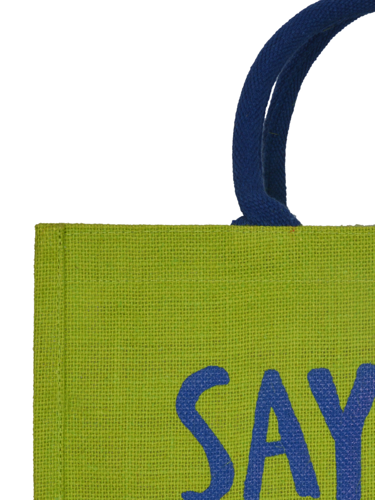 SAY NO 14X14 ZIPPER (B-200-GREEN)