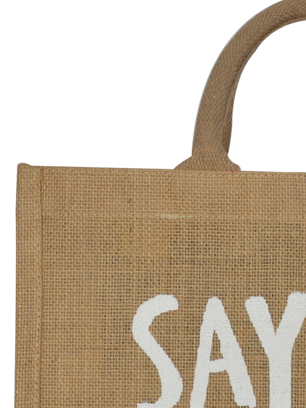 SAY NO 14X14 ZIPPER (B-200-NATURAL)