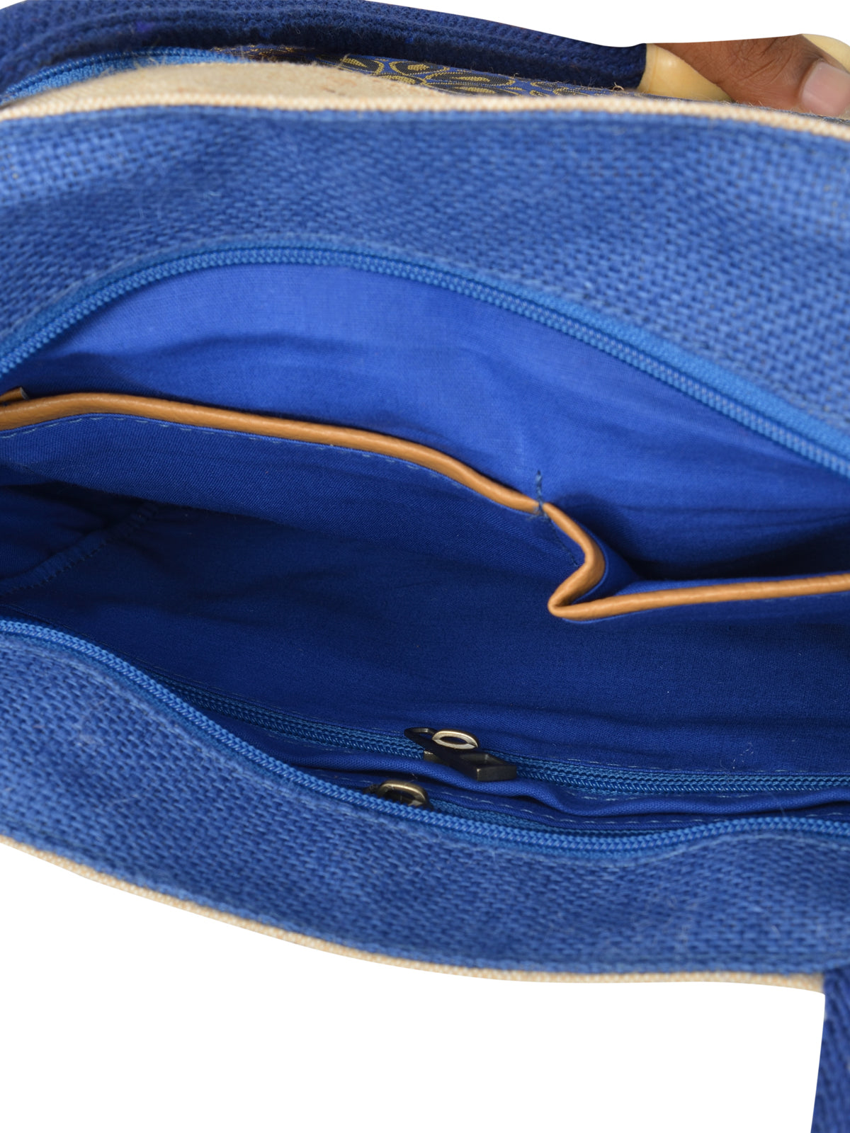 CENTRE LACE JUCO WITH FRONT POCKET (D-016-BLUE)