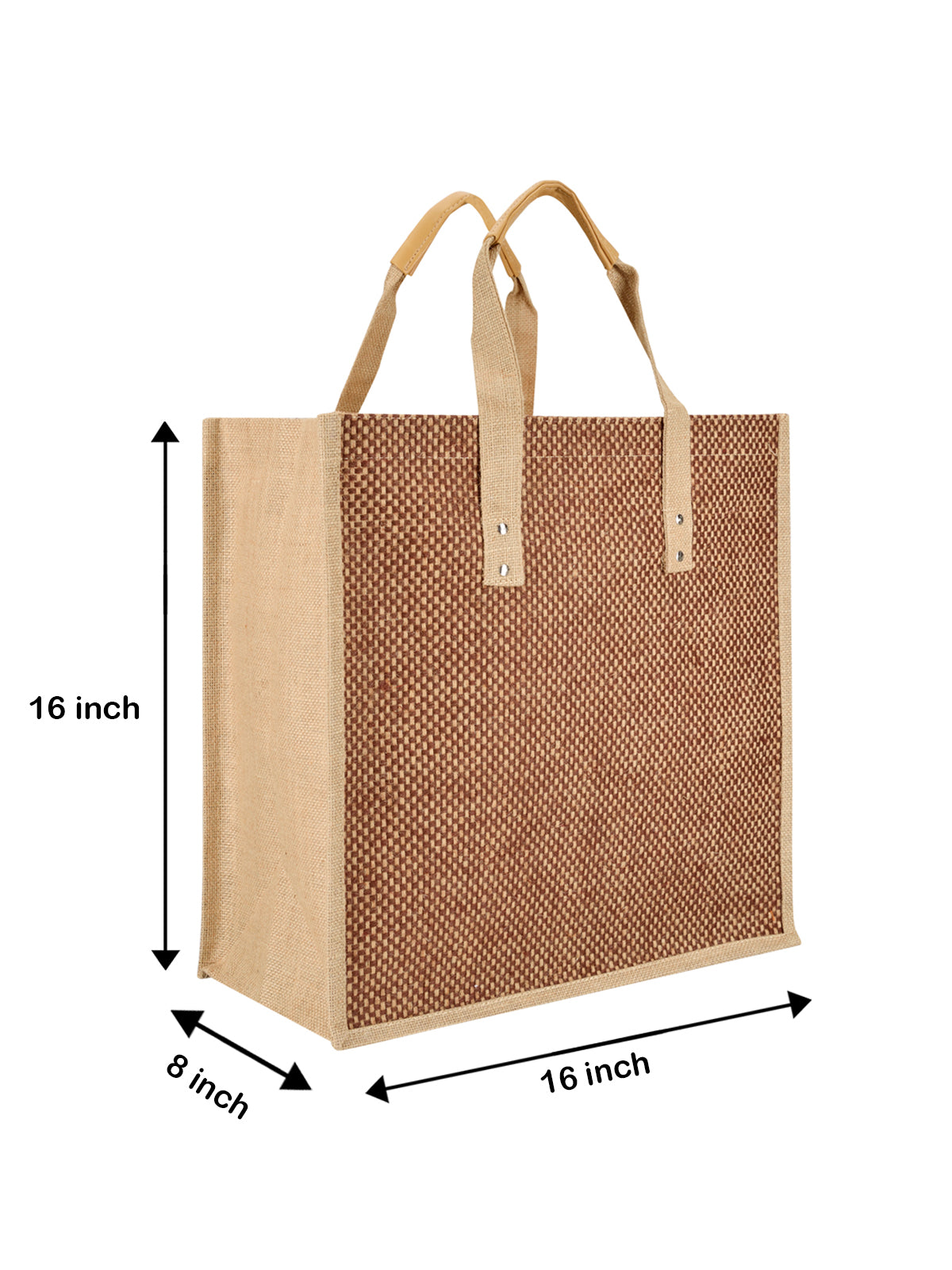 16 X 16 X 9 - MATWEAVE ZIPPER (B-120-BROWN)
