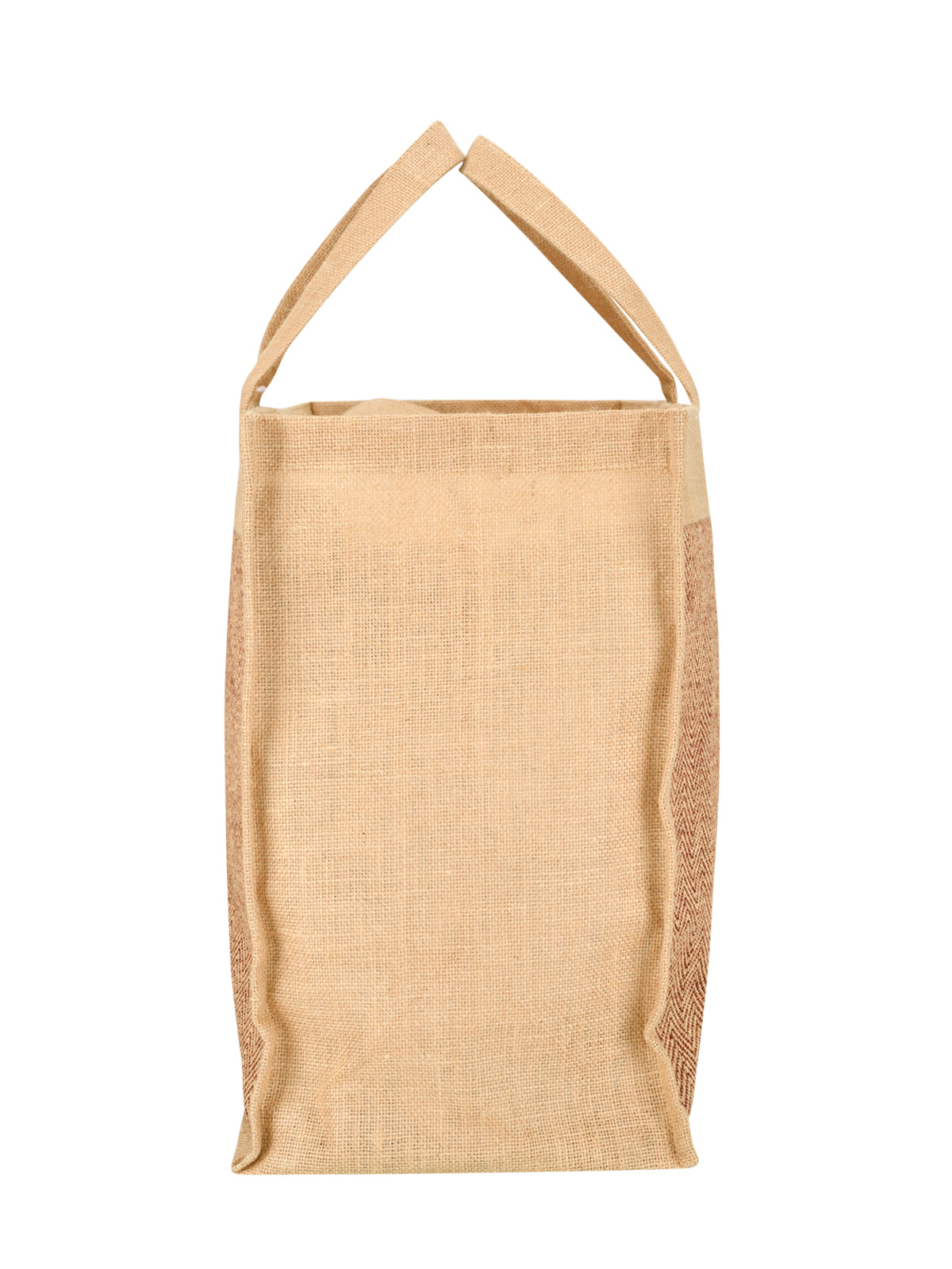 16 X 20 X 9 - HERRINGBONE ZIPPER WITH BOTTOM BOARD (B-226-BROWN)