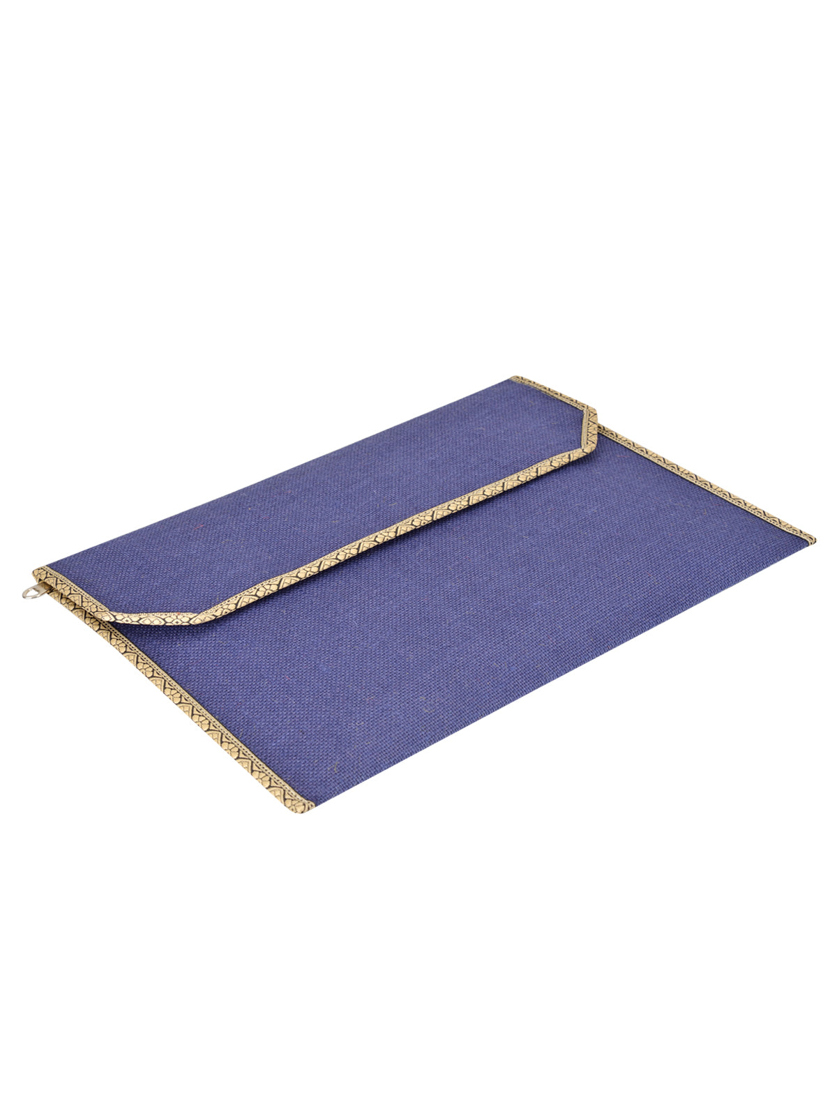 FOLDER WITH FULL FLAP ZIPPER (A-016-NAVY BLUE)