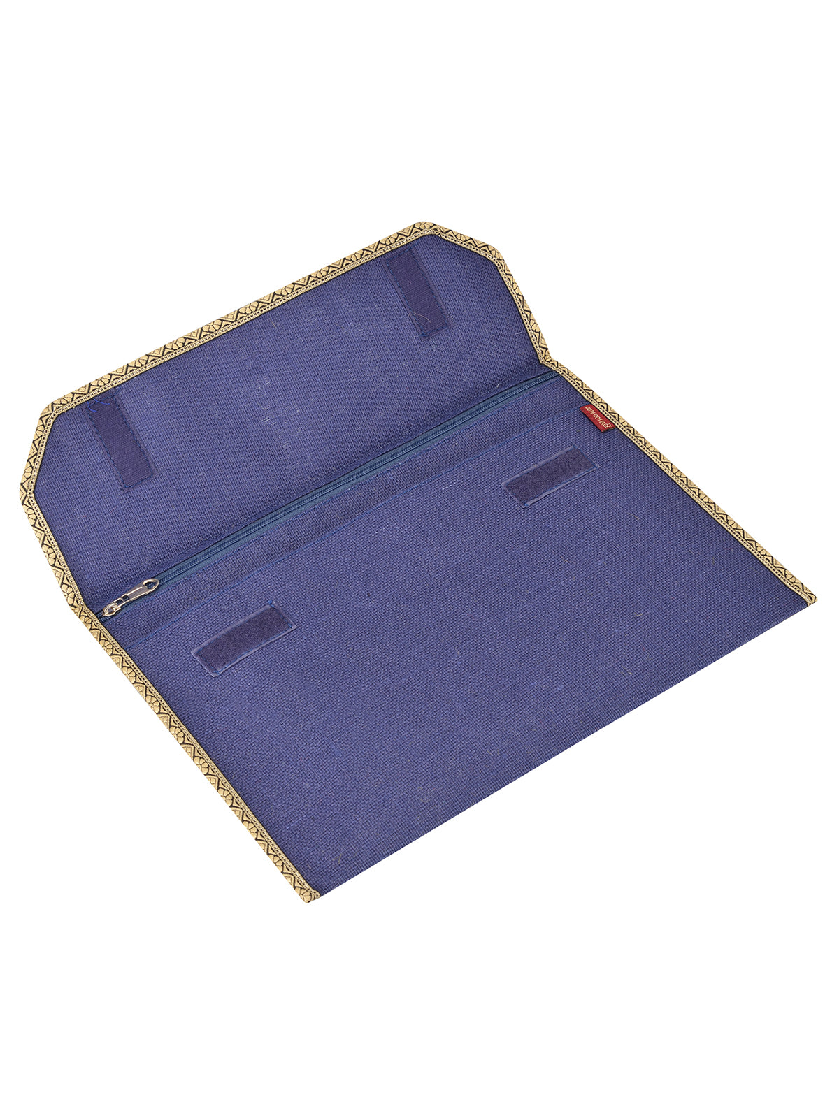 FOLDER WITH FULL FLAP ZIPPER (A-016-NAVY BLUE)
