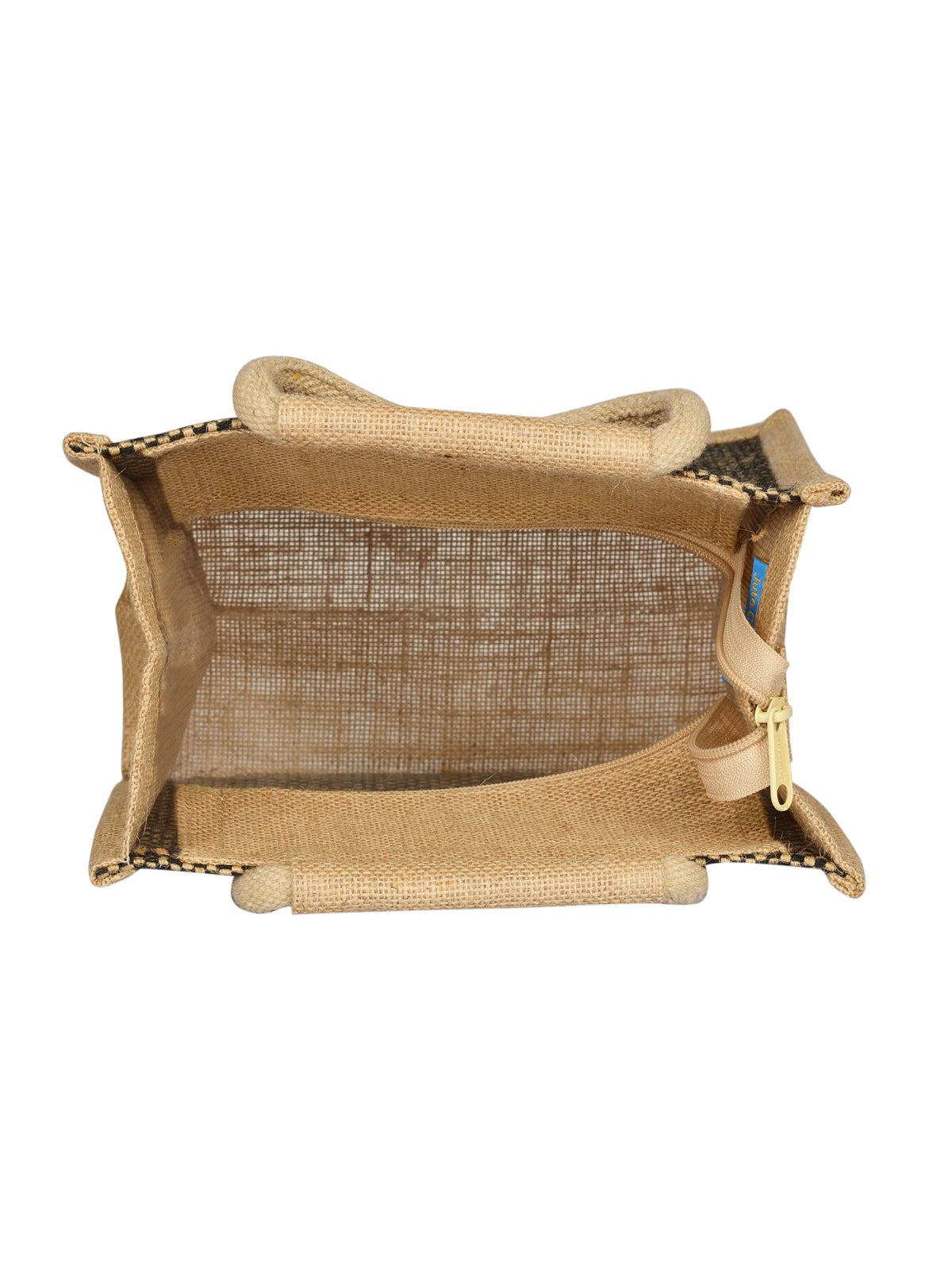 MAT WEAVE 10 X 9 LUNCH ZIPPER (B-023-BLACK)