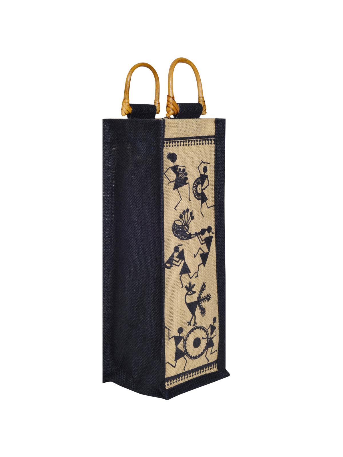 BOTTLE BAG WARLI PRINT 2