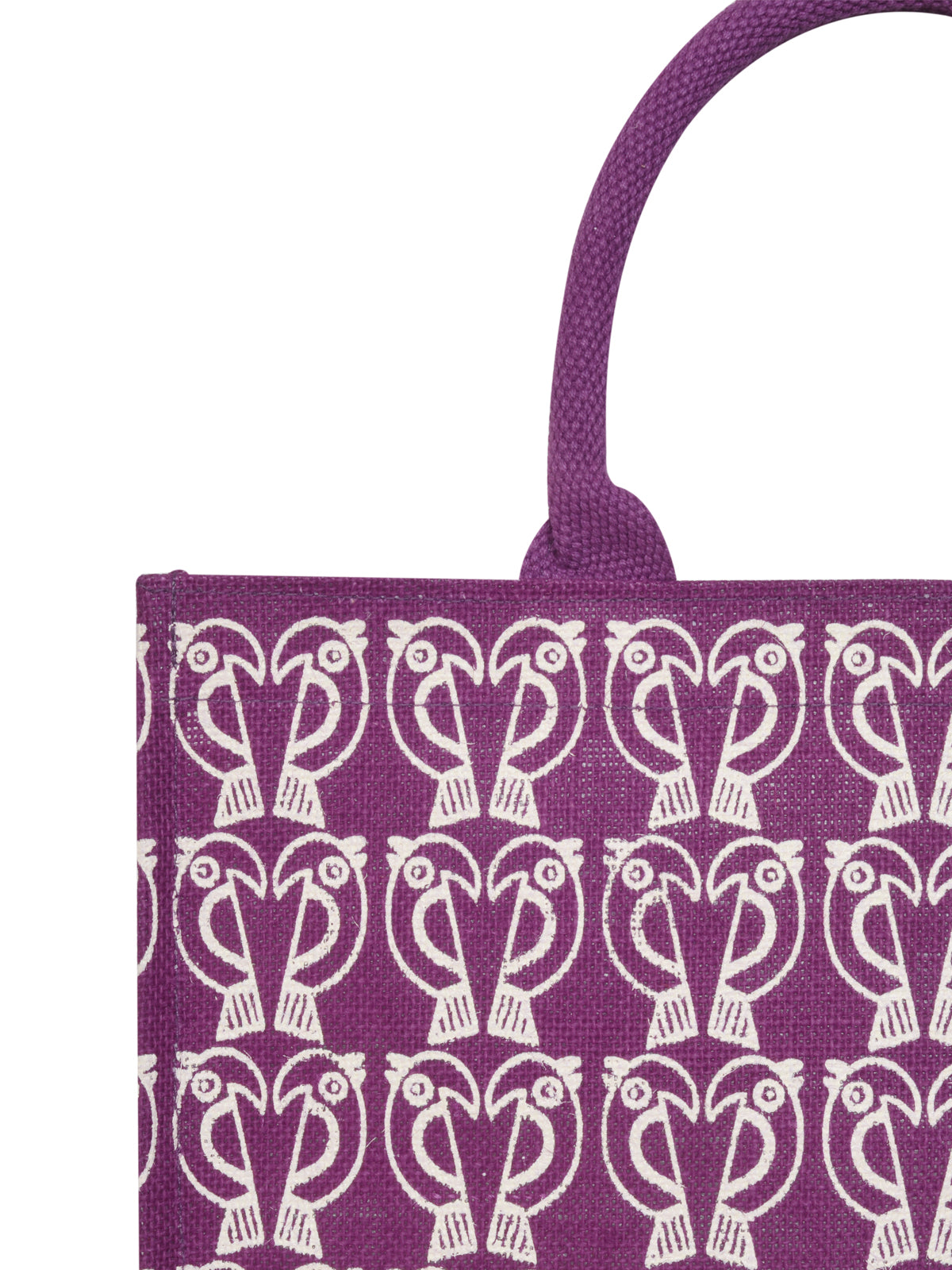 14 X 14 X 7 - PARROT PRINT ZIPPER (B-101-MAGENTA)