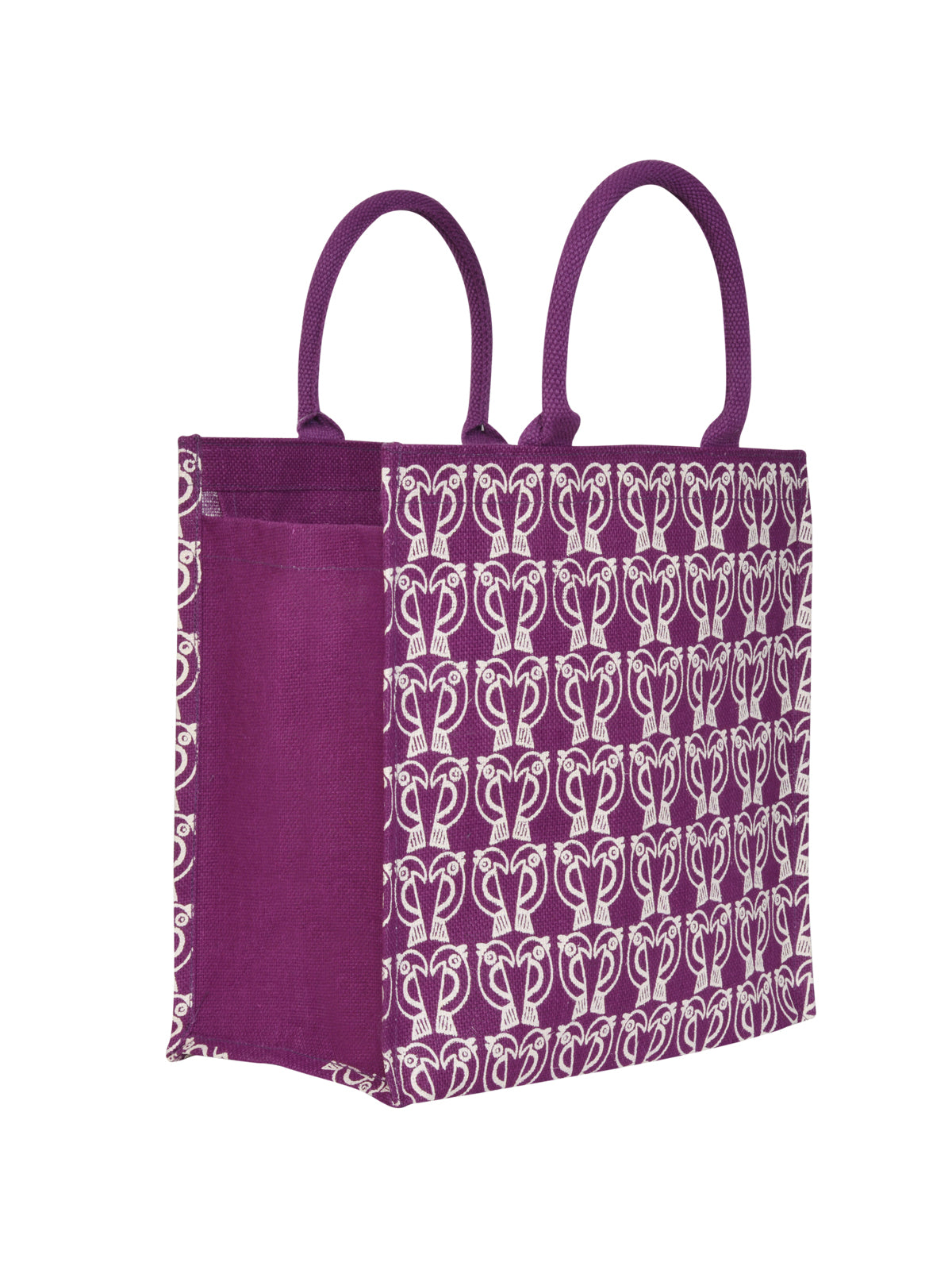14 X 14 X 7 - PARROT PRINT ZIPPER (B-101-RED)
