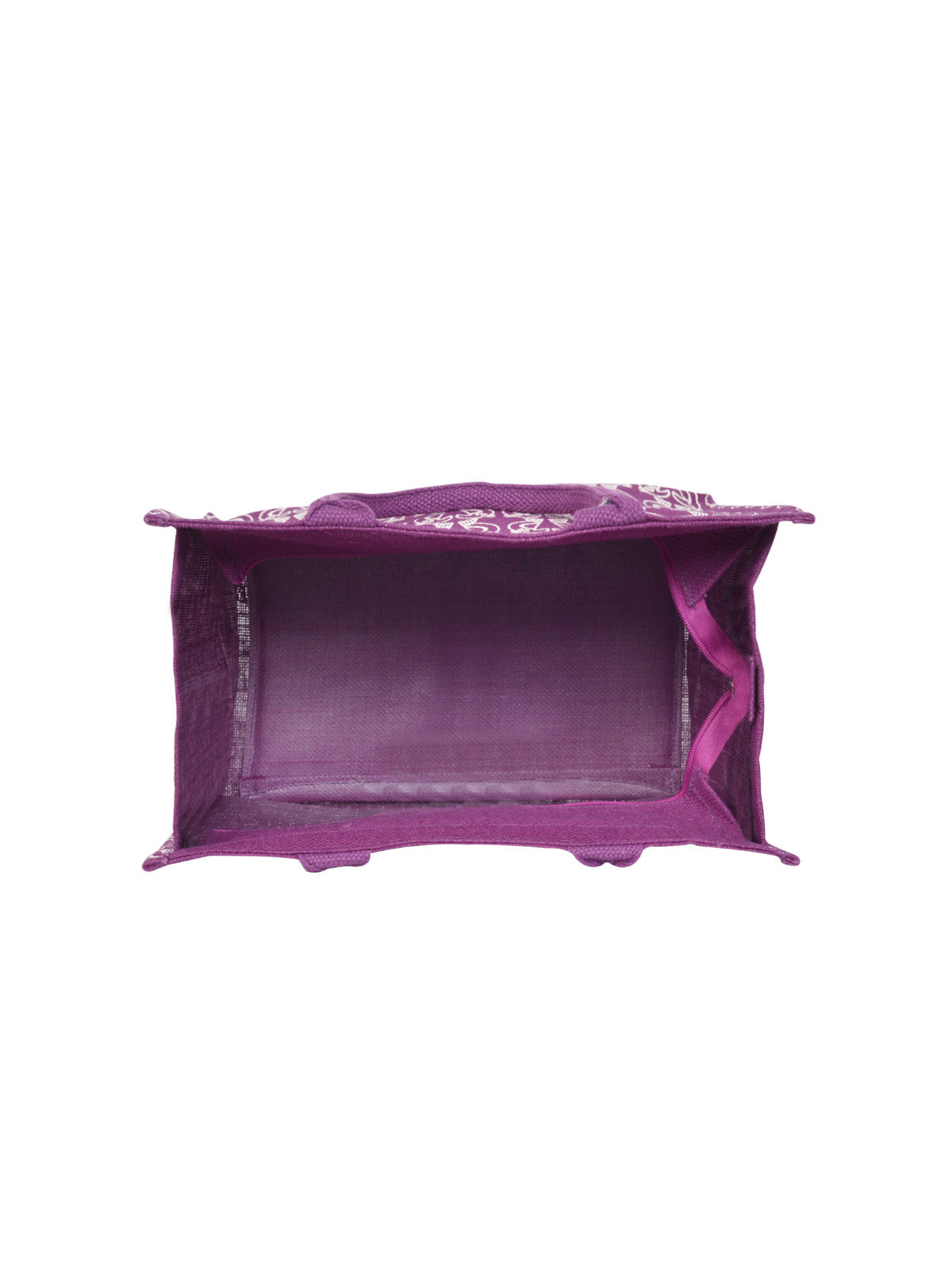 14 X 14 X 7 - PARROT PRINT ZIPPER (B-101-MAGENTA)