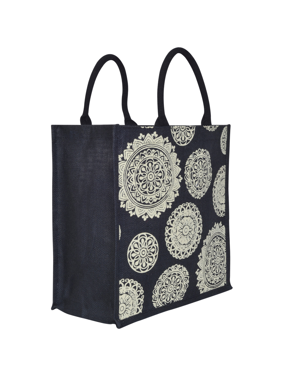 14 X 14 X 8 - FLORAL CHAKRA PRINT ZIPPER (B-165-MAROON)