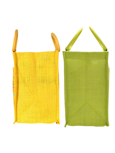 Combo of 11X10 SPEC MOUSTACHE PRINT ZIPPER (B-201-YELLOW) and 11X10 SPEC MOUSTACHE PRINT ZIPPER (B-201-GREEN)