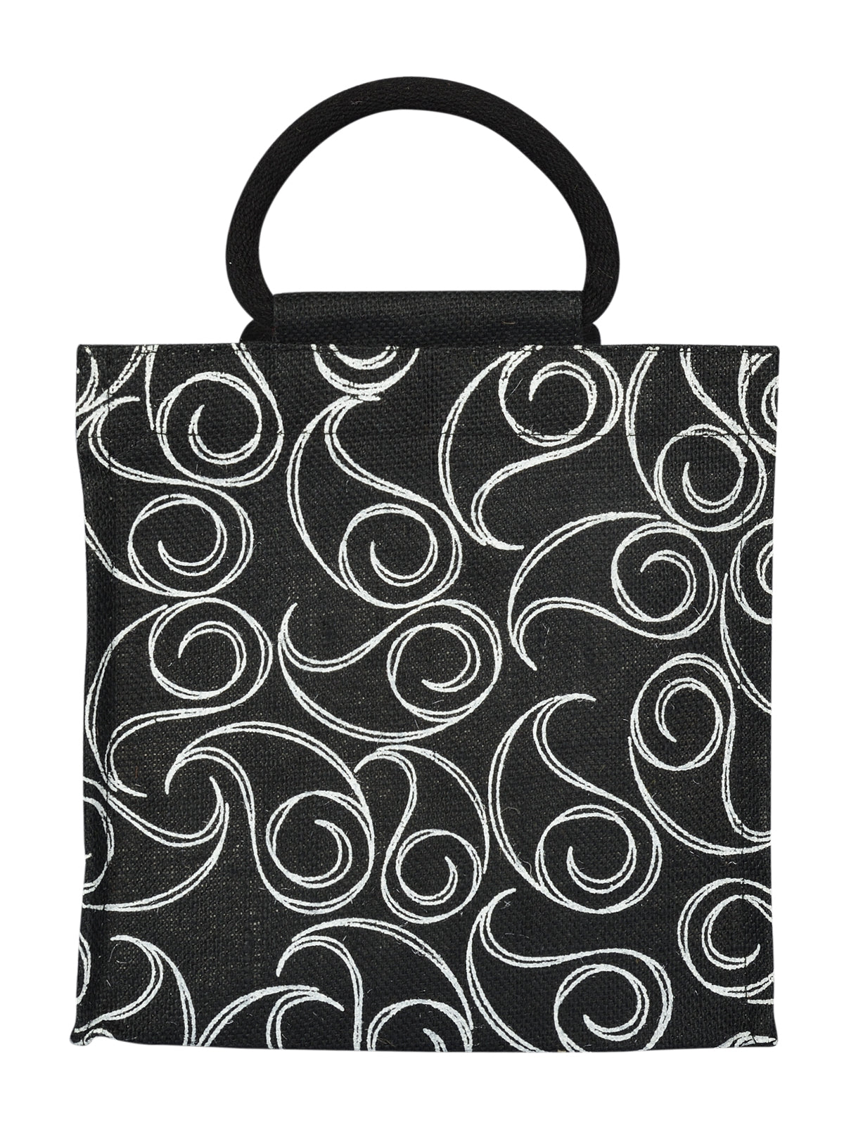 10 X 10 X 6 - ALL OVER ZIPPER LUNCH (B-022-BLACK)