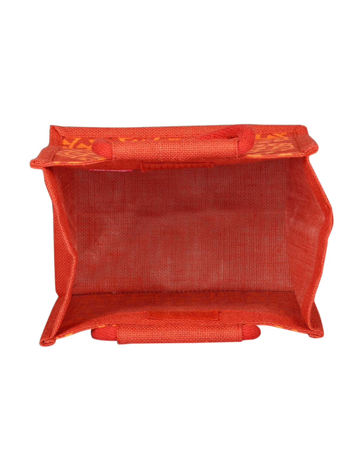 10 X 10 X 7 - ROUND PRINT ALL OVER LUNCH ZIPPER (B-048-RED)