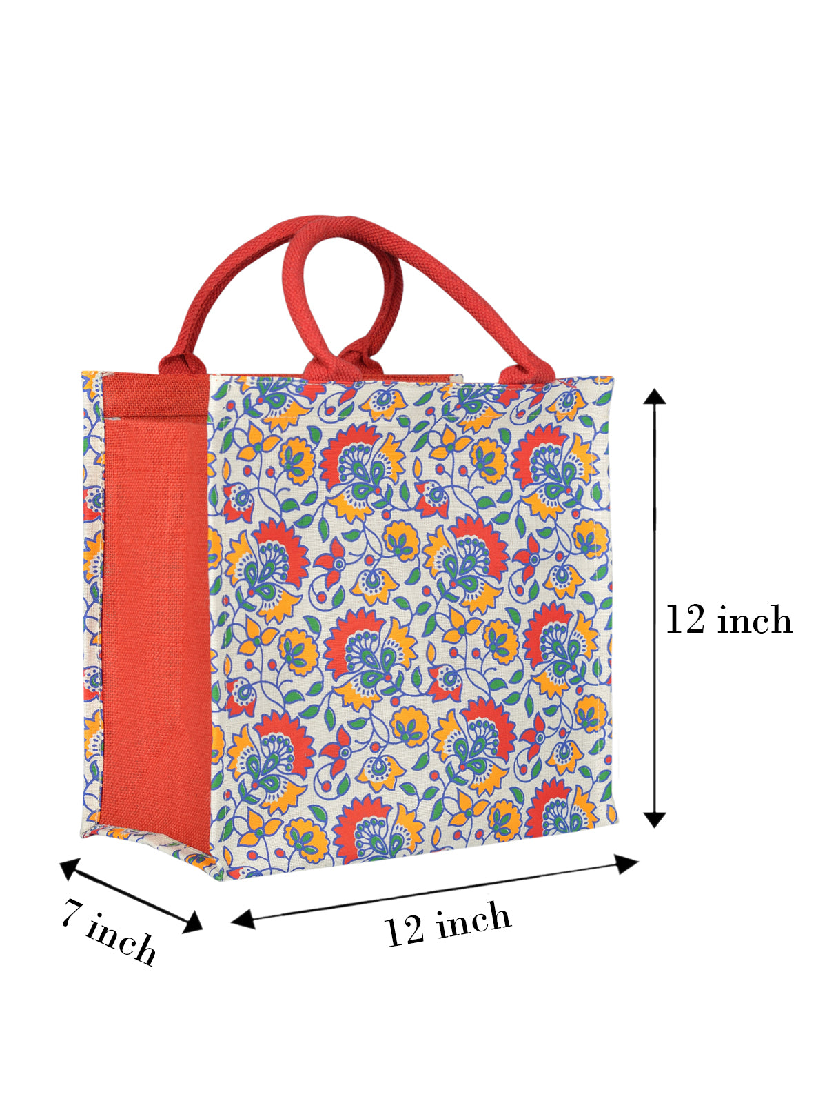 JUCO 12X12 PRINT 4 COLOUR ZIPPER WITH BASE (B-140-RED)