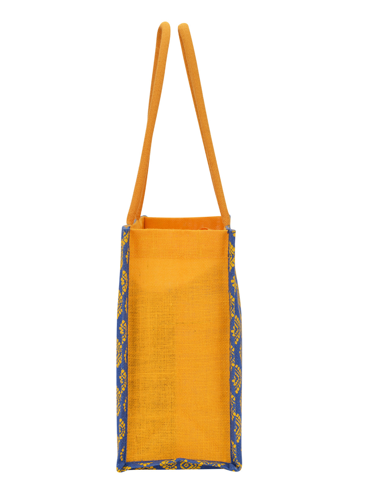 12 X 16 X 6 - SHOPPING SQUARE DIAMOND ALL OVER PRINT ZIPPER (B-216-BLUE)