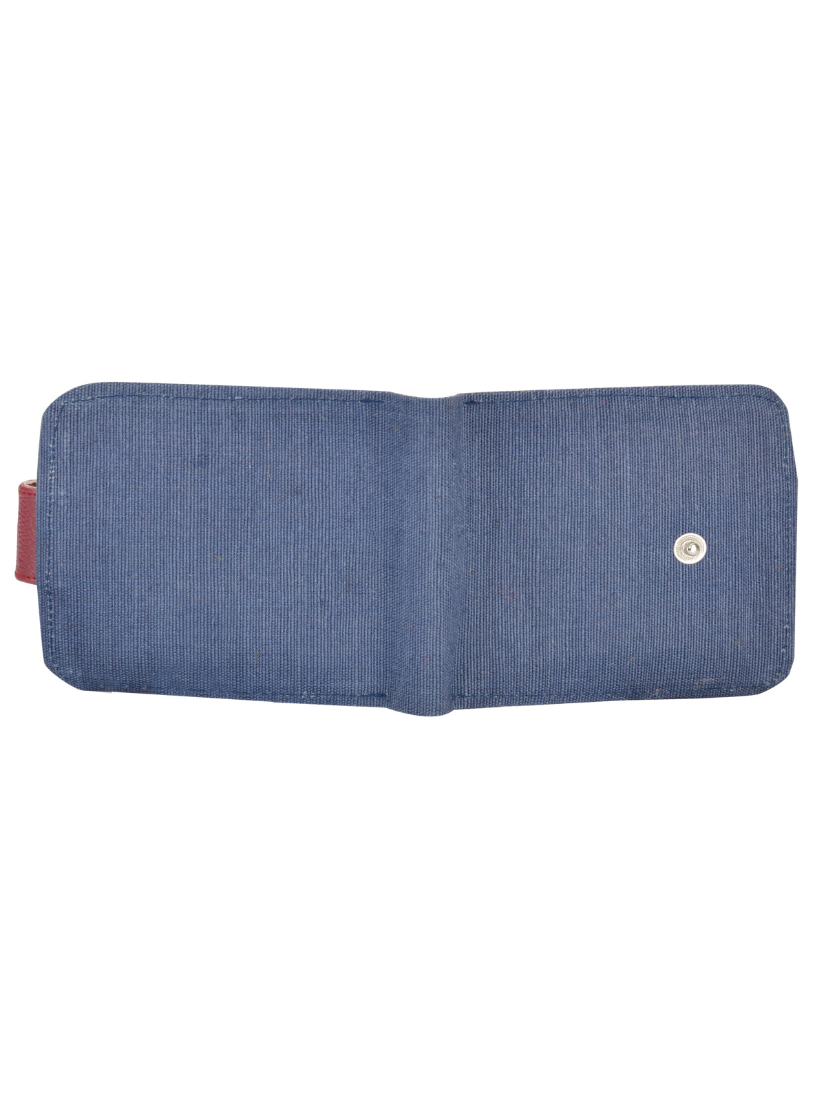 JUTE COTTAGE WALLET 2 FOLD FLAP, SUSTAINABLE, ECO-FRIENDLY, 100% GENUINE, STYLISH JUTE WALLET (BLUE 4X4.5)