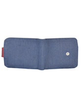 Load image into Gallery viewer, JUTE WALLET 2 FOLD FLAP (A-141-BLUE)
