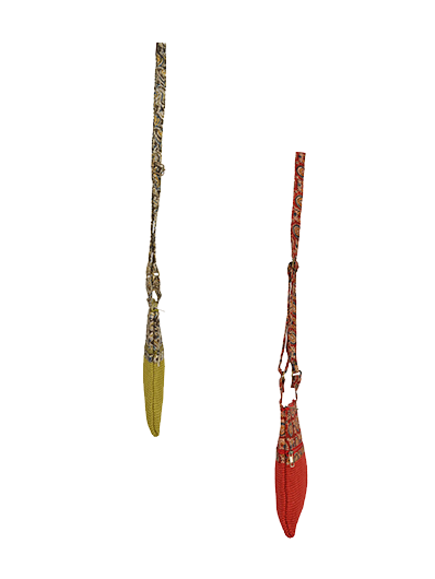 Combo of DOBBY SLING MEDIUM (A-104-OLIVE GREEN) and DOBBY SLING MEDIUM (A-104-RED)