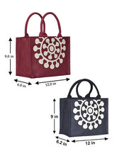 Load image into Gallery viewer, Combo of 9X12 PRINTED ZIPPER (B-132-BLACK) and 9X12 PRINTED ZIPPER (B-132-MAROON)
