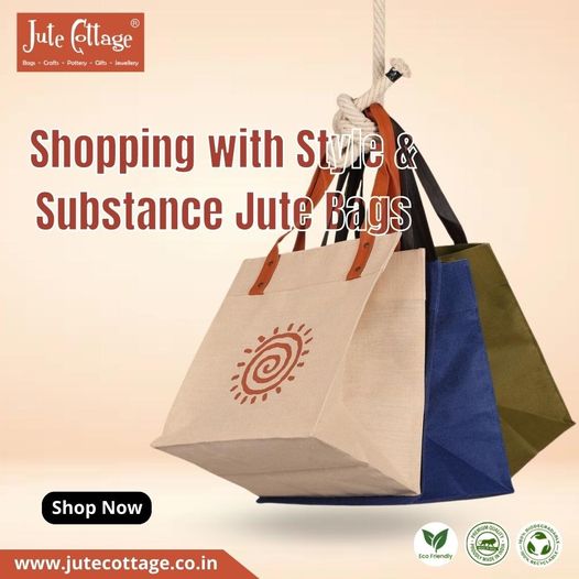 Jute discount paper bags