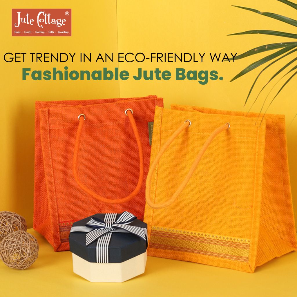 Buy EcoFriendly Jute Bags Online in India Jute Cottage
