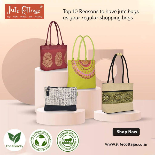 Top 10 Reasons to have jute bags as your regular shopping bags