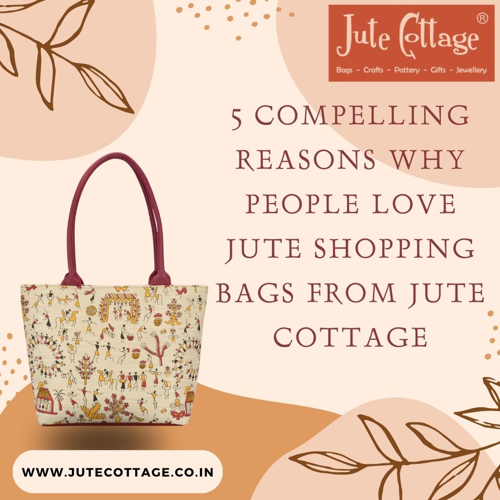 Jute Shopping Bags Online in India – Jute Cottage