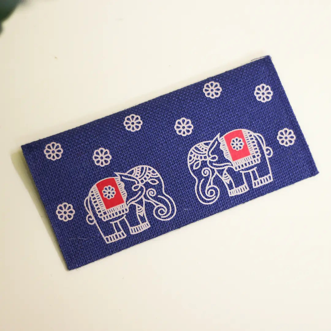 Elephant & Flower Jute Envelope(Pack of 3)