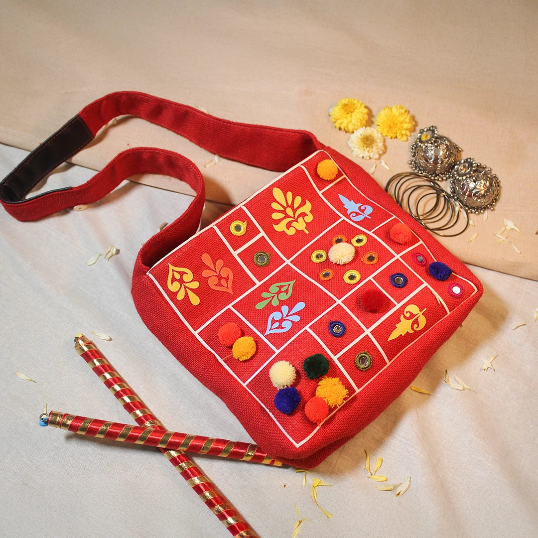 Jhola Jute dandiya bag