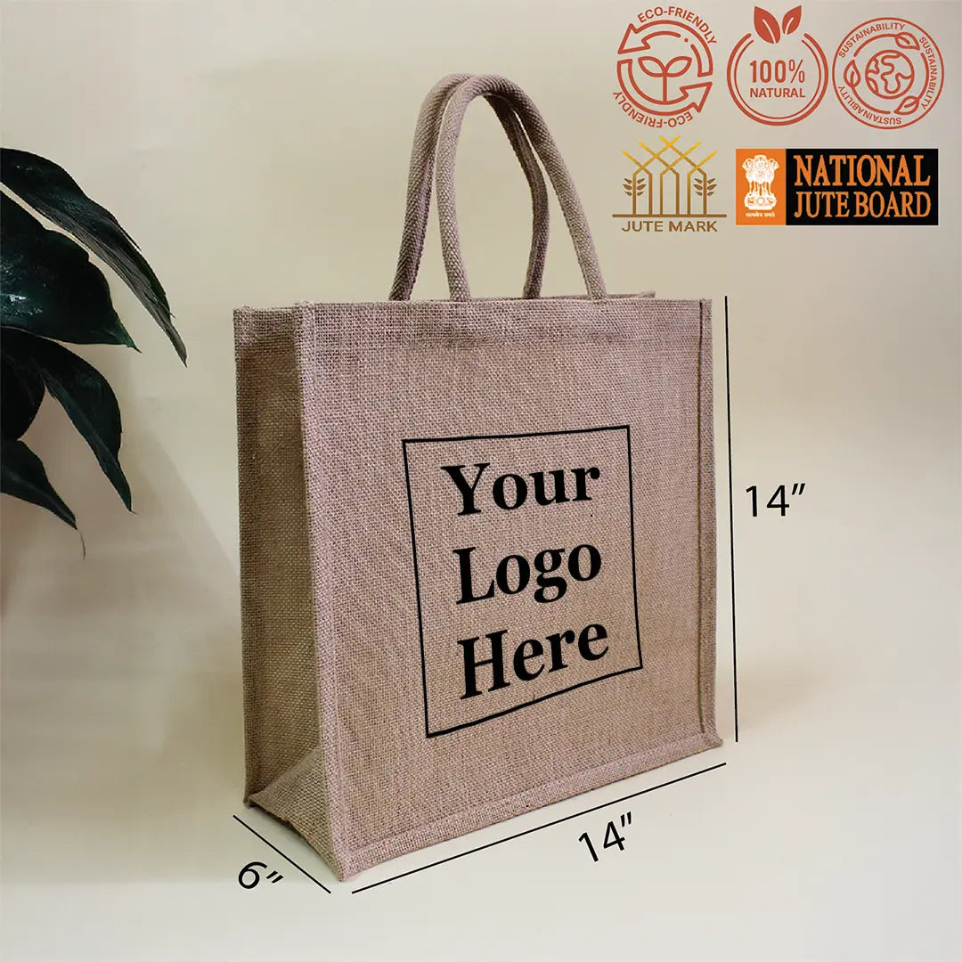 Plain Jute Bag (Large)-Pack of 50