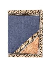 Load image into Gallery viewer, JUTE WALLET 3 FOLD (A-020-NAVY BLUE)

